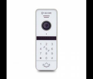 Видеопанель со встроенным считывателем Mifare и клавиатурой BT-400FHD-AC White с разрешением Full HD 1920x1080 U_34738 фото