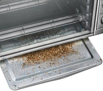 Hobbs Печь электрическая Air Fry Mini Oven, 12.6л, 1500Вт, механич., гриль, конвенция, серая Russell RC_26680-56 фото