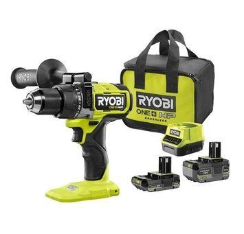 Шуруповерт-дриль ударний акумуляторний ONE+ HP RPD18X-242S 18В 1х2А&middot;год 1х4А&middot;год ЗУ 95Нм 500&middot;2100об&middot;хв Ryobi RC_5133005283 фото