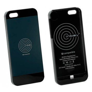 Чехол для беспроводной зарядки ACV 240000-20-02 Inbay для iPhone 5/5S black AV_240000-20-02 фото