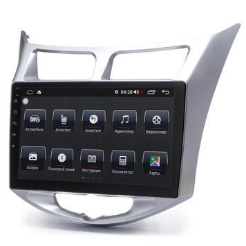 Штатна автомагнітола Prime-X 22-105/9M, 4+64, 4G для HYUNDAI i25 /Solaris/Verna/Accent 2010-17 PX_2000000018003 фото