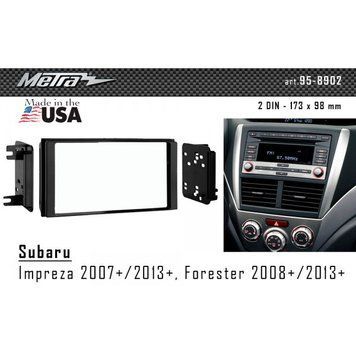 Переходная рамка Metra 95-8902 для Subaru Forester 2008+/2013+, Impreza 2007+/2013+ AV_95-8902 фото