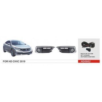 Фары доп.модель Honda Civic/2019-/HD-0962/H8-12V35W/эл.проводка (HD-0962) OL_48573 фото