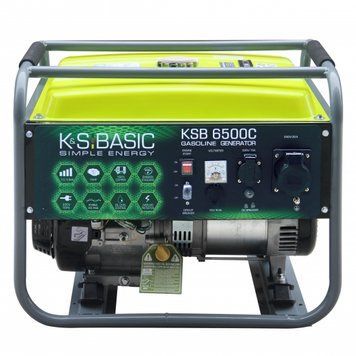 Генератор бензиновий Konner&Sohnen Basic KSB 6500C, 230В, 5.5кВт, ручний стартер, 66.6кг RC_KSB6500C фото