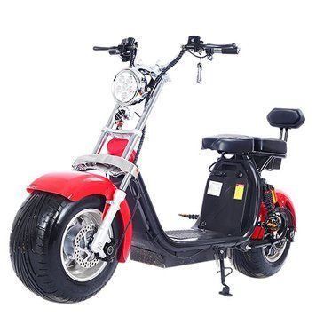 Електроскутер Citycoco Long 1500W, 60V12Ah, Red (r804d/1500Rd) OL_00000050801 фото