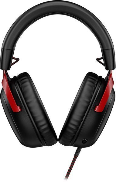 Гарнитура игровая HyperX Cloud III, mini-jack/USB-A/USB-C, 1.2м/1.3м, черно-красный RC_727A9AA фото