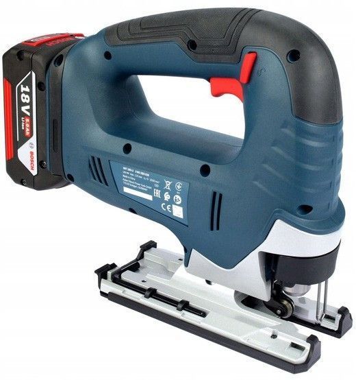 Лобзик Bosch GST 185-LI акумуляторний 18В 1х4А 183ч 0-3500об/хв хід 26мм 2кг кейс RC_0.601.5B3.023 фото