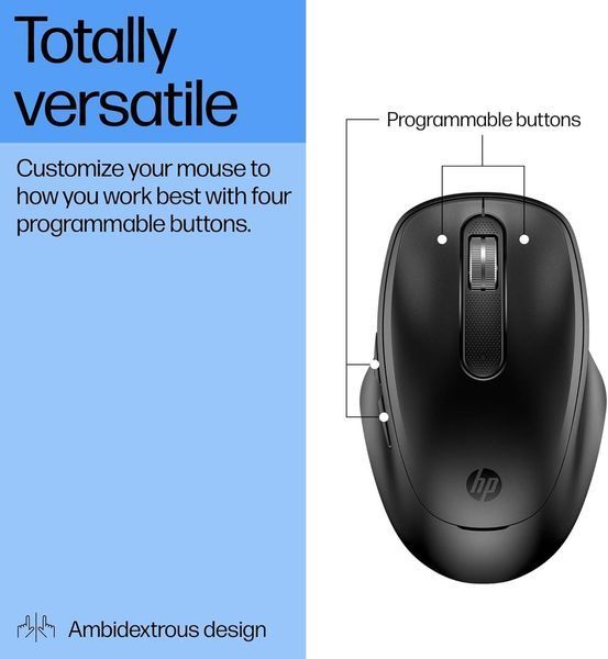 Миша 510 Ultra-Fast Rechargeable, USB-A/WL, чорний HP RC_9C2F6AA фото