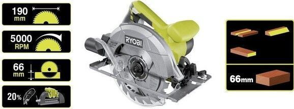 Піла циркулярна Ryobi RCS 1400-G (5133002778) RC_5133002778 фото