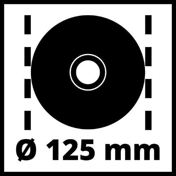Угловая шлифмашина Einhell TC-AG 125/850 (4430971) RC_4430971 фото