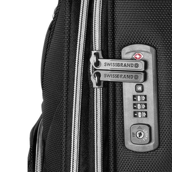 Валіза Swissbrand Austria (L) Black (SWB_LEAUS001L) DS_DAS301855 фото