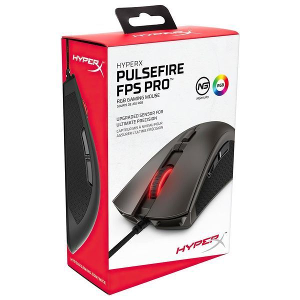 Миша HyperX Pulsefire FPS Pro, RGB, USB-A, чорний RC_4P4F7AA фото