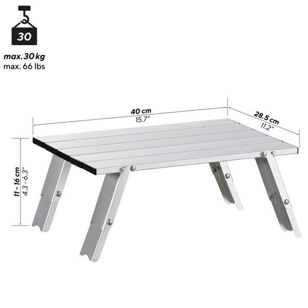 Стіл Uquip Handy Silver (244110) DS_DAS302771 фото