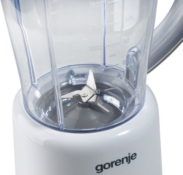 Блендер Gorenje стаціонарний 500Вт, чаша-1500мл, білий RC_B500XG фото