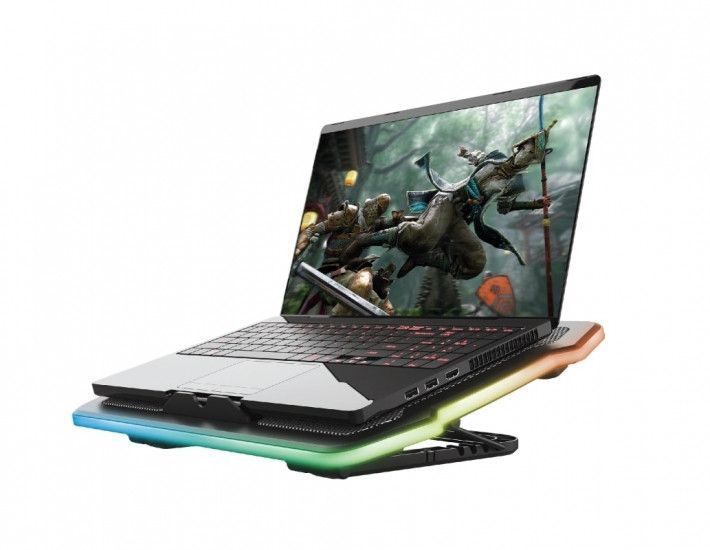 Підставка для ноутбука Trust GXT 1126 Aura (17") RGB Black RC_24192_TRUST фото