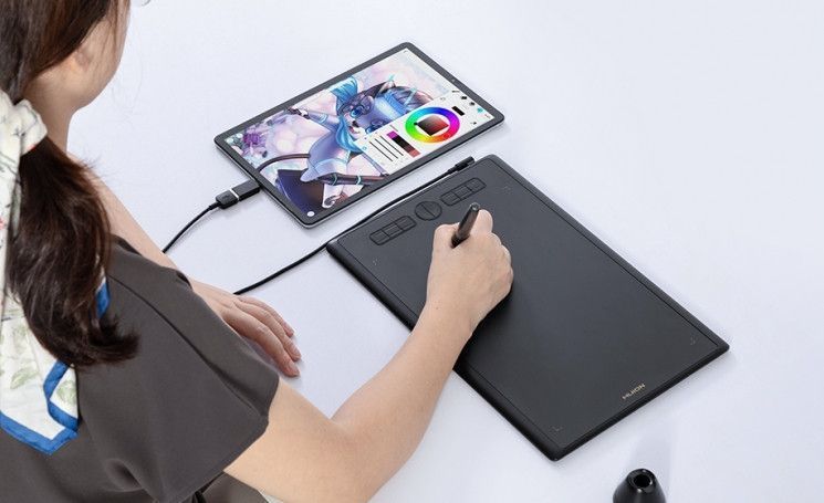 Графічний планшет Huion 10"x6.2" H610X USB-C,чорний RC_H610X фото
