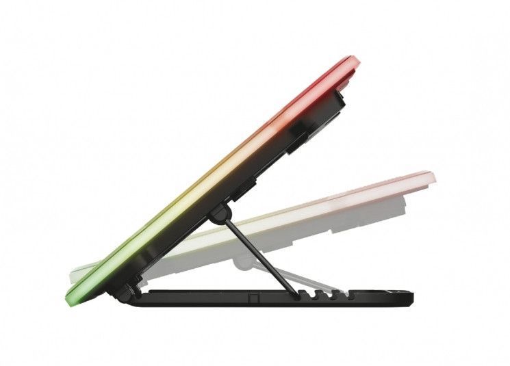 Підставка для ноутбука Trust GXT 1126 Aura (17") RGB Black RC_24192_TRUST фото