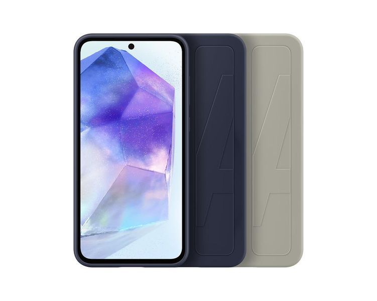 Чехол Samsung для Galaxy A55 (A556), Standing Grip Casee, черный RC_EF-GA556TBEGWW фото
