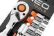Набір торцевих головок Neo Tools, 14шт, 1/4" тріскачка 90 зубців, CrV RC_10-000 фото 5