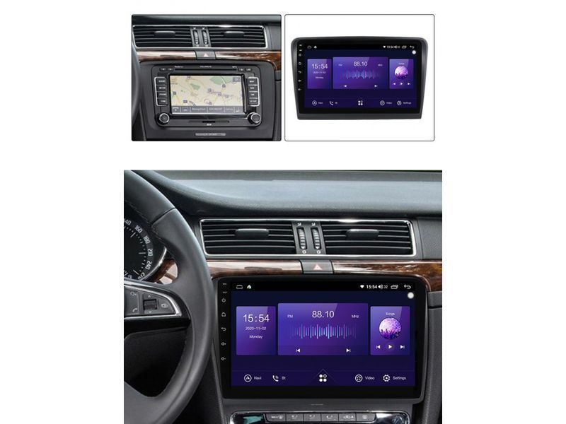 Штатна автомагнітола FORS.auto FS 4 MAX для Skoda Superb 2 2008-2015 FA_FS-5064 фото