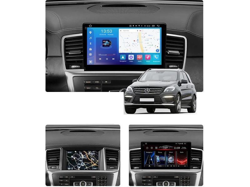 Штатна автомагнітола FORS.auto FS 4 MAX для Mercedes-Benz ML-Class (4+32Gb, 9") 2012-2015 FA_FS-5369 фото