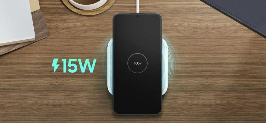 Зарядное устройство беспроводное 15Вт, белый Samsung RC_EP-P2400BWEGEU фото