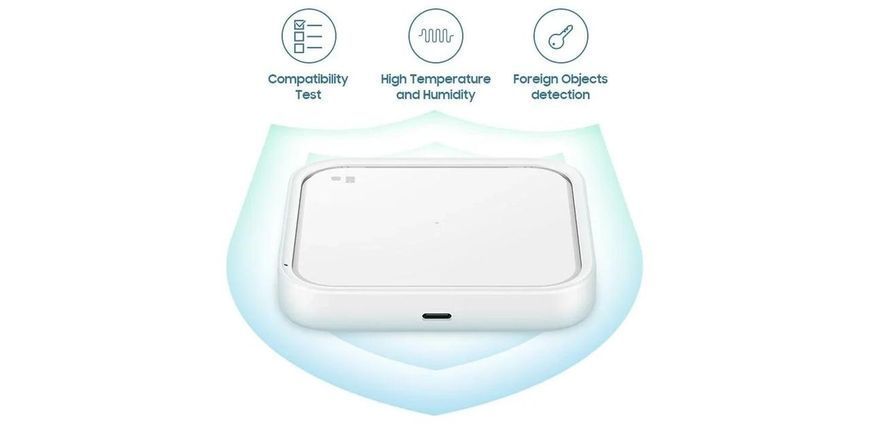 Зарядное устройство беспроводное 15Вт, белый Samsung RC_EP-P2400BWEGEU фото