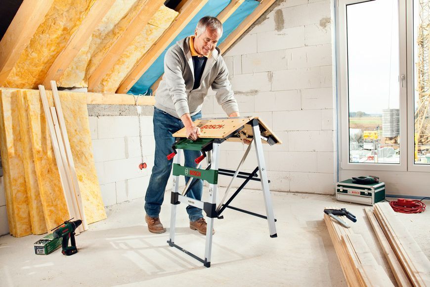 Верстак Bosch PWB 600 890х740х160 мм нагрузка до 200кг 11.4 кг RC_0.603.B05.200 фото