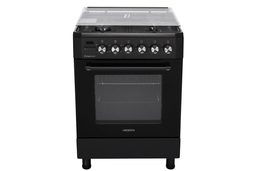 Плита ARDESTO комби Elegance, 66л, 60x60см, конвекция, чугун, подсветка, форсунки LPG RC_FSCF-C606MB фото