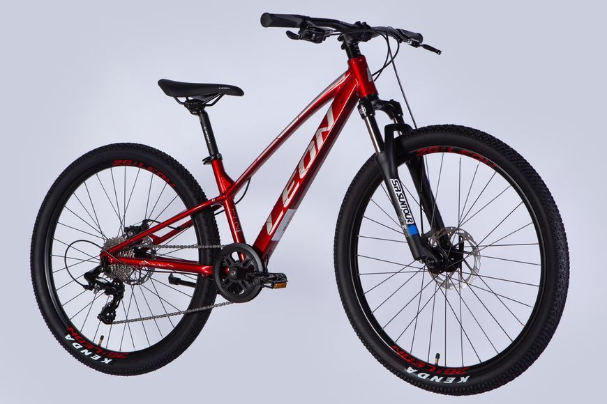 Велосипед AL 26" Leon SUPER JUNIOR DD CS рама-13" червоний 2025 VT_OPS-LN-26-108 фото