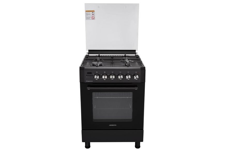 Плита ARDESTO комби Elegance, 66л, 60x60см, конвекция, чугун, подсветка, форсунки LPG RC_FSCF-C606MB фото
