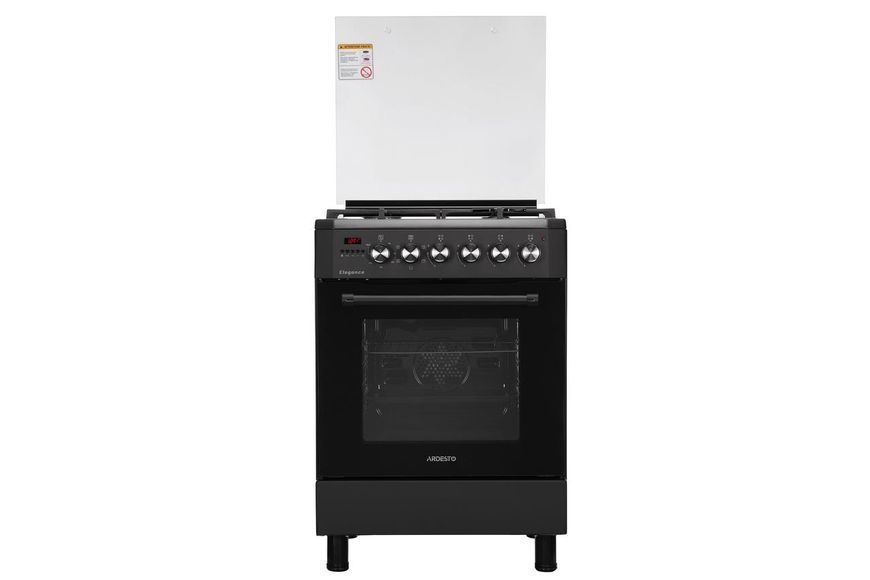 Плита ARDESTO комби Elegance, 66л, 60x60см, конвекция, чугун, подсветка, форсунки LPG RC_FSCF-C606MB фото