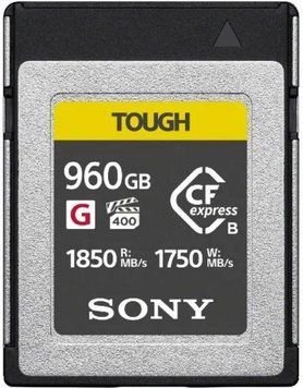 Карта пам'яті CFexpress Type B 960GB R1850/W1750MB/s Tough Sony RC_CEBG960T.CE7 фото