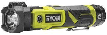 Ліхтар ручний акумуляторний USB Lithium RLP4-120G, 4В, 2А&middot;ч, 640лм, 3 функції освітлення, поворотна Ryobi RC_5133006131 фото