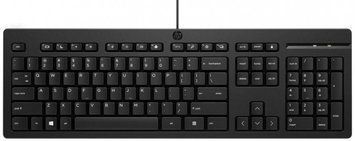 Клавиатура мембранная НР 125, 109key, USB-A, EN/UKR, черный RC_266C9AA фото