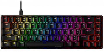 Клавиатура механическая HyperX Alloy Origins 65, 67key, Red, USB-A, ENG/RU, RGB, черный RC_4P5D6AX фото