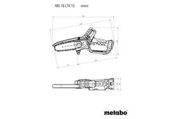 Акумуляторна ланцюгова пила Metabo MS 18 LTX 15 Set каркас (без акб і зу) HY_99113474 фото