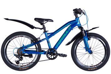 Велосипед AL 20" Formula BLACKWOOD Vbr FR рама-11" сине-зеленый 2025 VT_OPS-FR-20-102 фото