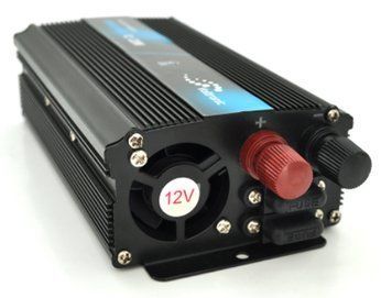 Інвертор напруги Voltronic, 500ВА(300Вт), 12/220V, approximated, 1 універсальна розетка, крокодили, 1 USB вихід U_27164 фото