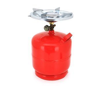 Металевий газовий балон Intertool 8л U_28332 фото