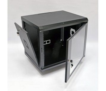 Шафа Voltronic 9U, 600х500х507 мм (Ш*Г*В), акрилове скло, чорна U_04841 фото
