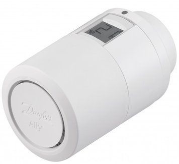 Термостатический элемент Danfoss Ally, M30x1.5, RA, Zigbee, белый RC_014G2420 фото