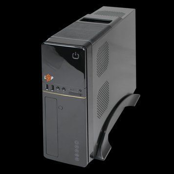 Корпус LP S607 BK 400W Slim 2хUSB 2.0 LP_2467 фото