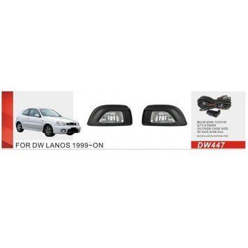 Фары доп.модель Daewoo/Lanos Sport/1999-/DW-447/9006-12V51W/эл.проводка (DW-447) OL_42657 фото