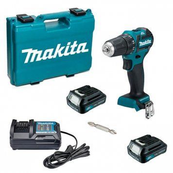 Шурупокрут-дриль акумуляторний Makita DF332DWYE 10.8В 2х1.5А&middot;год 21&middot;35Нм 0-450&middot;0-1500об/хв ЗП кейс 0.86кг RC_DF332DWYE фото