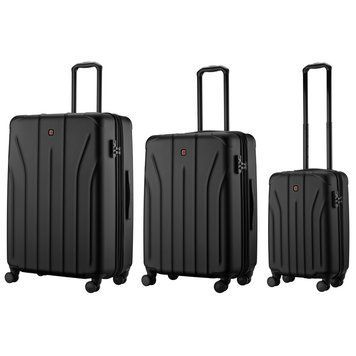 Набор чемоданов, Oryson 3 в 1, (S,M,L), пластик, 4 колеса, черный Wenger RC_653171 фото