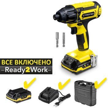 Гвинтокрут імпульсний акумуляторний Trotec PIDS 10-20V + кейс (4410000601) DS_DAS302801 фото