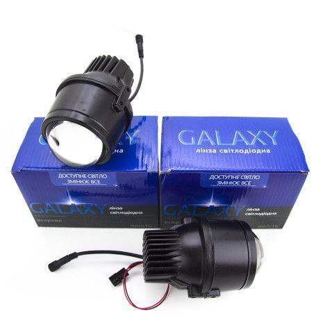 Птф линзы BiLED Galaxy Black J 2,5" 4300К, Комплект 2 шт KL_4809 фото