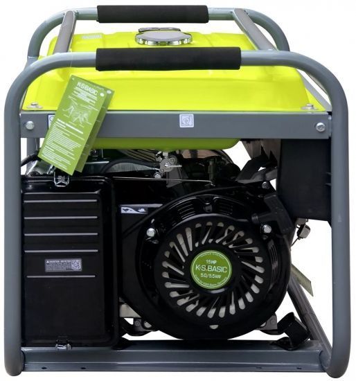 Генератор бензиновий Konner&Sohnen Basic KSB 70C, 230В, 5-5.5кВт, ручний стартер, 66.6кг RC_KSB70C фото