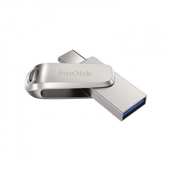 Накопитель SanDisk 256GB USB 3.1 Type-A + Type-C Dual Drive Luxe RC_SDDDC4-256G-G46 фото